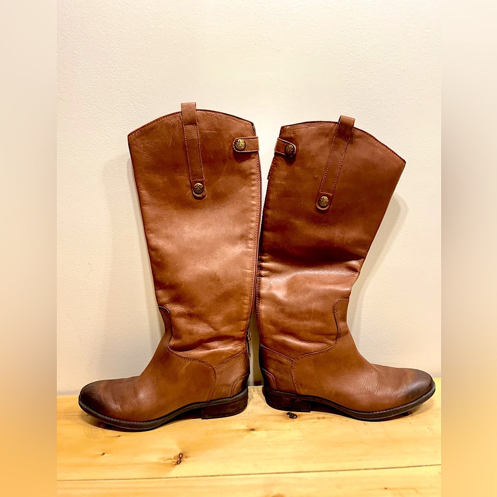 Sam Edelman Penny Riding Leather Boots size 6.5